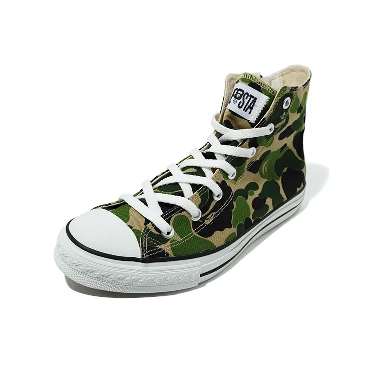 A BATHING APE ABC Camo Ape Sta Hi Stylish Skateboarding Shoes Women's Camouflage-3