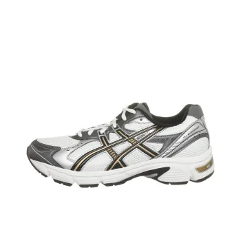 Asics Gel-Blackhawk 5 Wear-Resistant Low-Top Running Shoes Men's White Gray