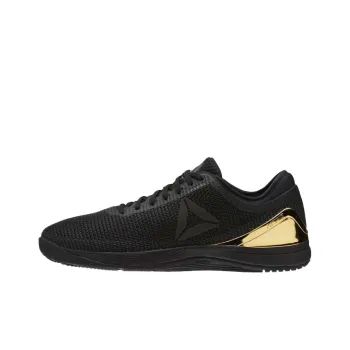 Reebok Crossfit Nano 8.0 Cushioned Anti-Slip And Wear-Resistant Lightweight Low-Top Running Shoes Women's Black Gold