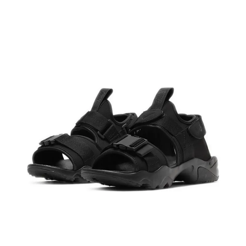 Nike Canyon Sandal 'Triple Black' Women's-2