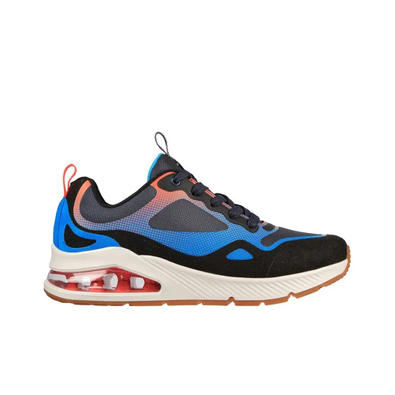 Skechers Uno 2 Low-Top Casual Shoes Men's Blue Black Red-1