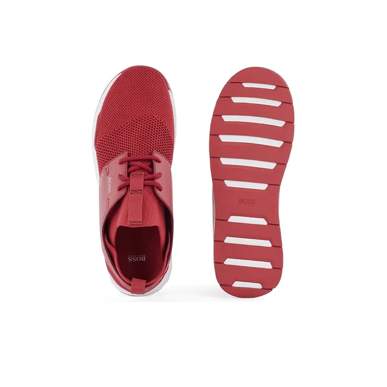 HUGO BOSS Casual Shoes Women's Low-Top Red-4