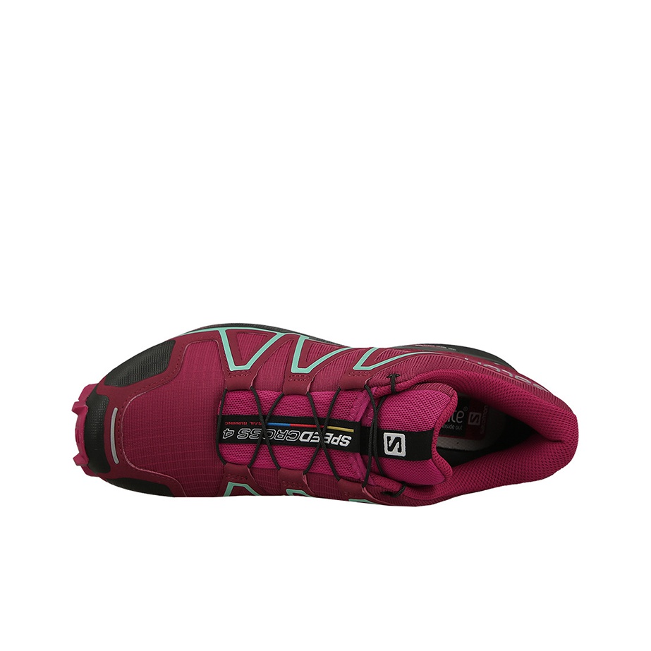 SALOMON Speedcross 4 Running Shoes Women's Low-Top Burgundy SALOMON Speedcross 4 Running Shoes Women's Low-Top Burgundy