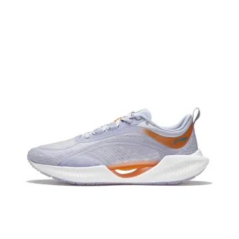 LiNing Super Light 19 Cushioning Anti Slip And Wear Resistant Low Top Running Shoes Men's Purple Orange