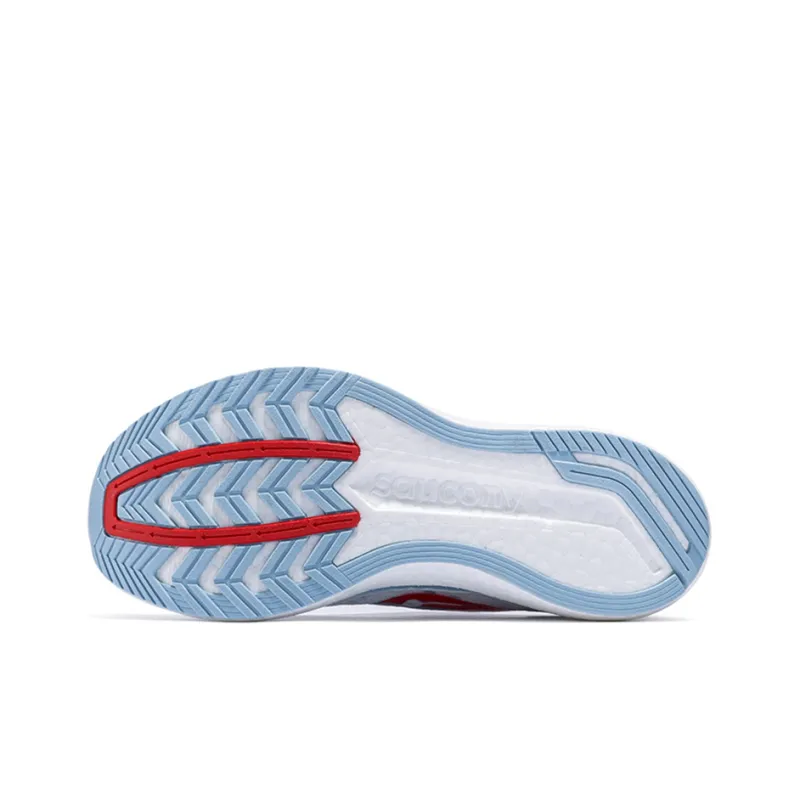 Saucony Endorphin Speed 1 Cushioning Anti Slip Wear Resistant Breathability Low Top Running Shoes Women's White Pink-4