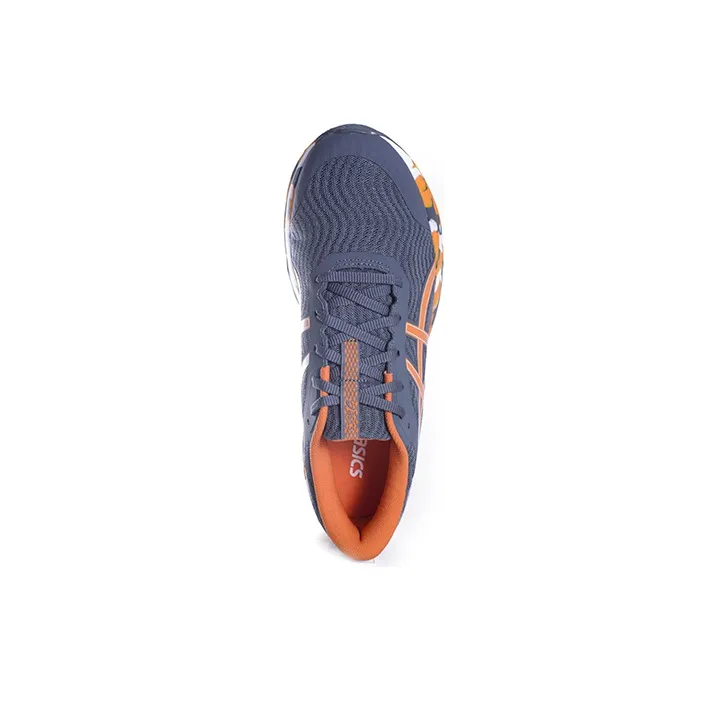 Asics Patriot 12 Noosa Durable Breathable Low-Top Running Shoes Men's Gray Orange-2