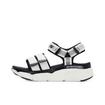 Skechers Max Cushioning Beach Sandals Women's White Black
