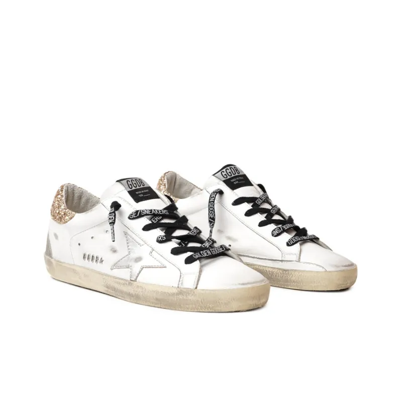 Golden Goose Super Star Low Top Stylish Skateboarding Shoes Women's White-3