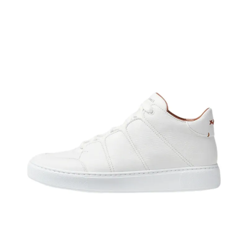 Zegna Tiziano Stylish Skateboarding Shoes Men's White-0