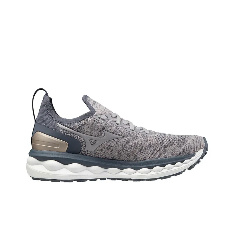 Mizuno SKY Wave Neo Wear-Resistant Slip-Resistant Low-Top Running Shoes Women's Gray Blue-1