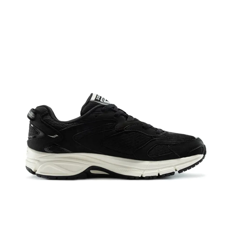 Saucony Cohesion 9 Cushioning Anti Slip Wear Resistant Breathability Low Top Casual Running Shoes Men's Black Loose Fit-1