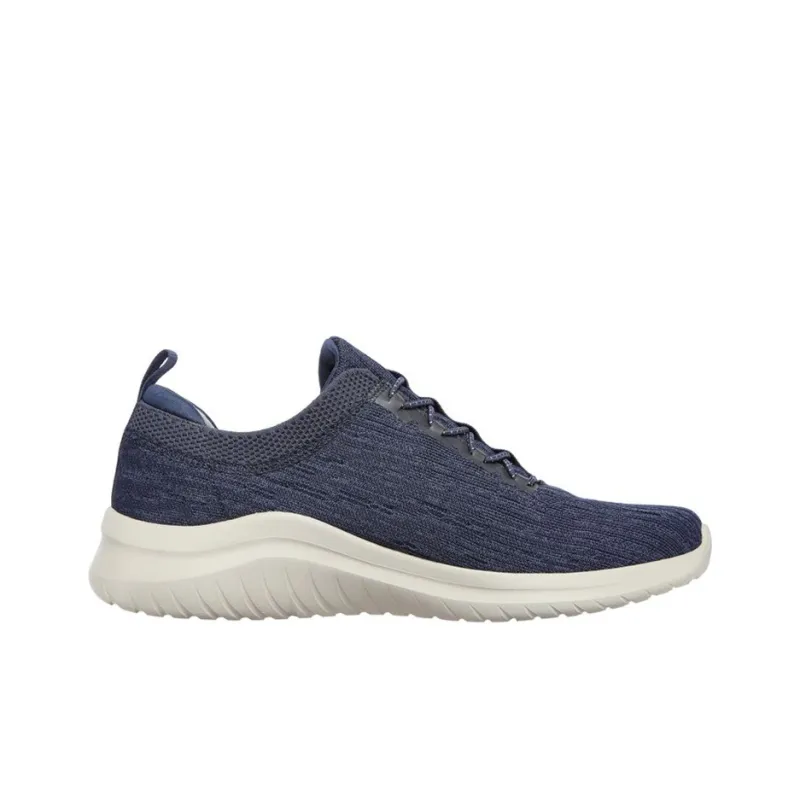 Skechers Ultra Flex 2.0 Sport Anti-Slip And Wear-Resistant Cushioning Coverage Low-Top Running Shoes Men's Marine Blue-1