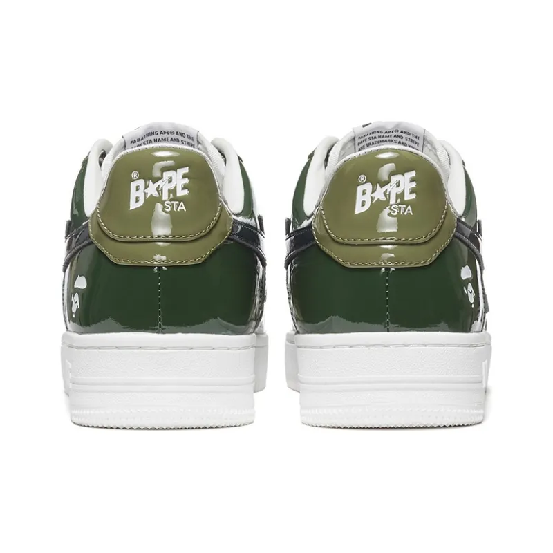 BAPE A BATHING APE Bape Sta Low Color Camo Combo Green-4
