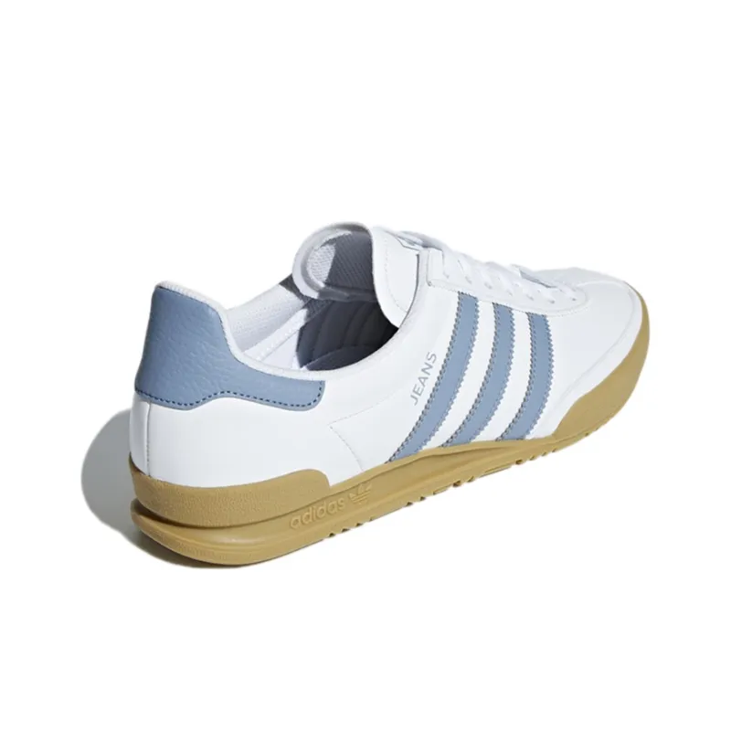 Adidas Jeans Fashion Cozy Wear Resistant White Blue 'White Blue'-3