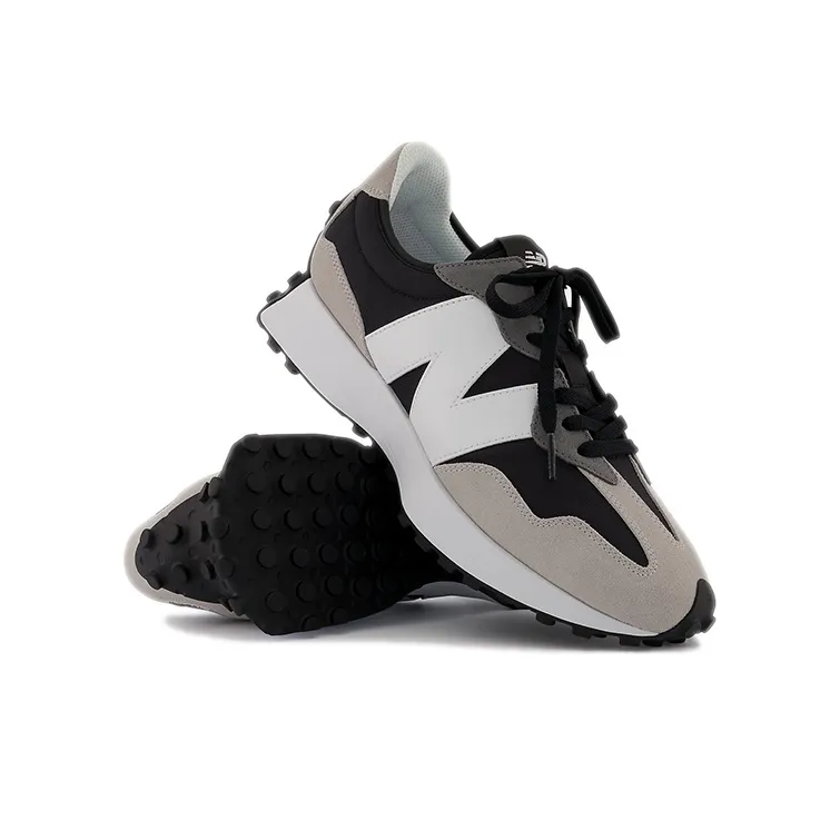 New Balance 327 Black White Grey-5