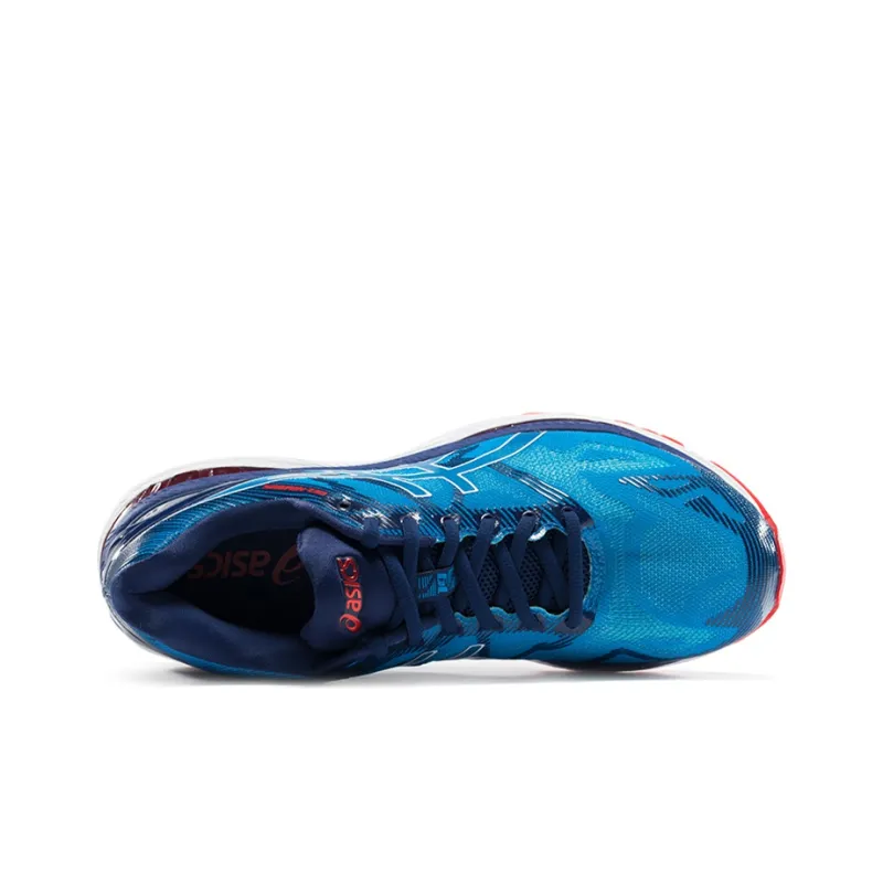 Asics GEL-Nimbus 19 Running Shoes Men Low-Top Blue/White-3