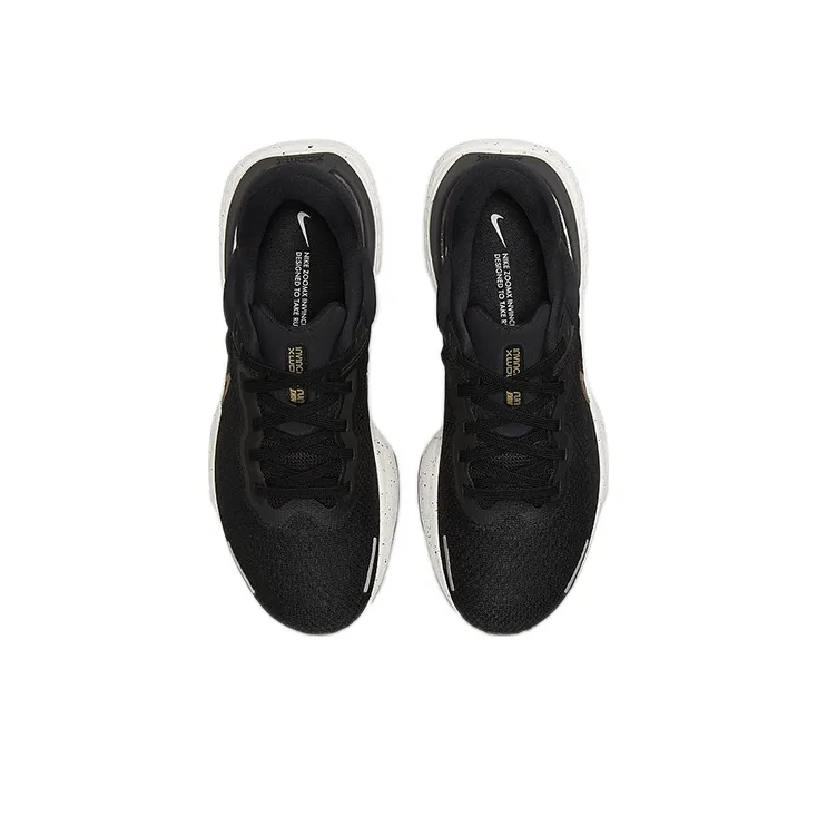 Nike ZoomX Invincible Run Flyknit Black Metallic Gold-4