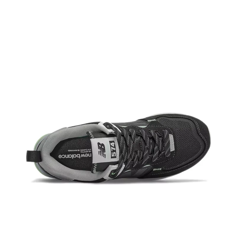 New Balance 574 'Black Green' Women's-3