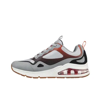 Skechers Casual Shoes Men Low-Top Gray/Multicolor