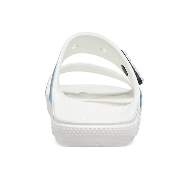Crocs Classic Colorful Unisex Multi Color White Sandals-4