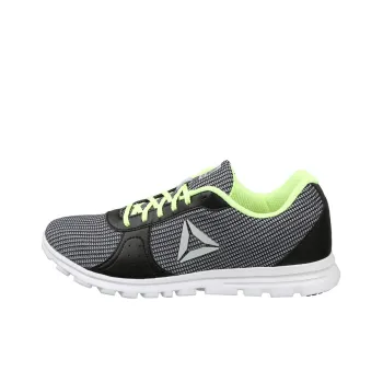 Reebok Runthusiastic Lp Cushioning Anti-Slip And Wear-Resistant Low-Top Running Shoes Men's Black Green Gray