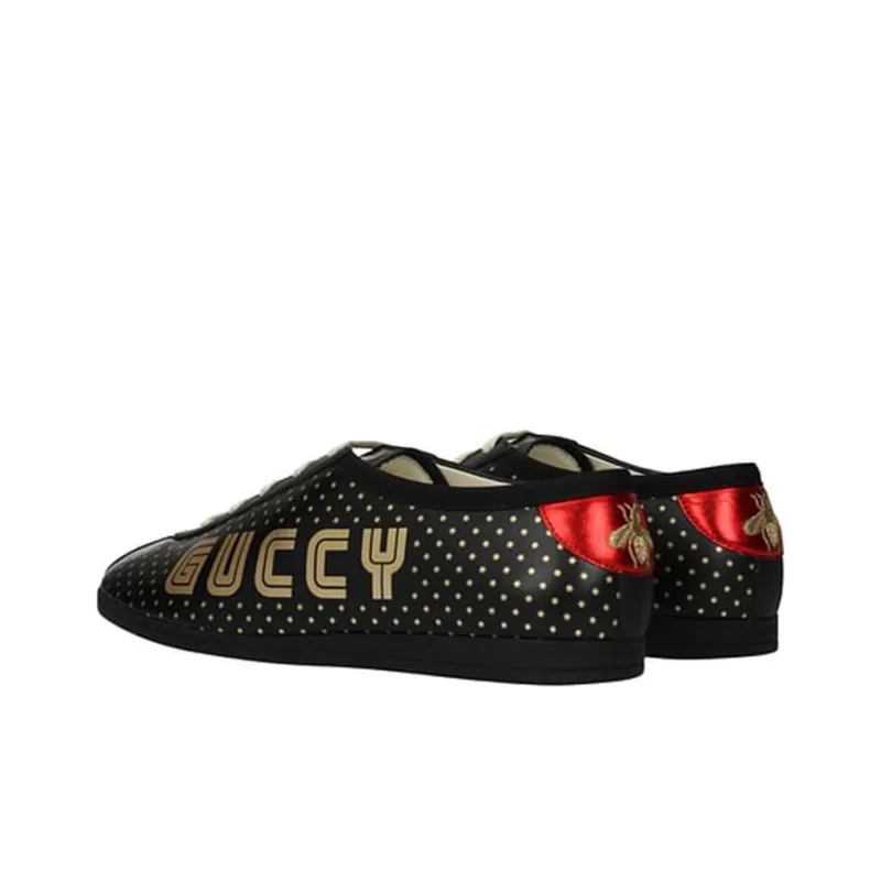 GUCCI Falacer Low 'Guccy Print - Black'-2