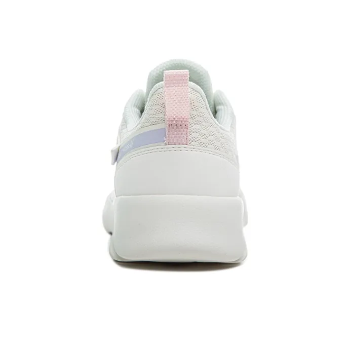 Erke Low Top Sports Casual Shoes Women's Light White-3