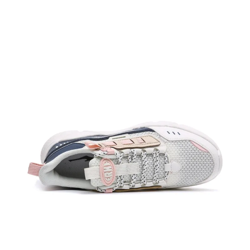Erke Lead The New Module Series Low Top Running Shoes Women's Ivory White-2