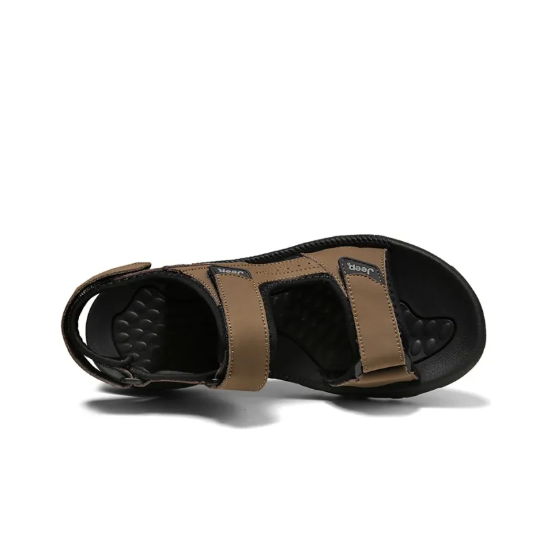 Jeep Beach Sandals Men's Light Brown-2