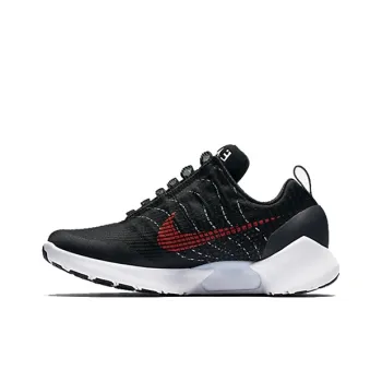 Nike Hyper Adapt Non slip Lightweight Low Top Running Shoes Men's Black White Red