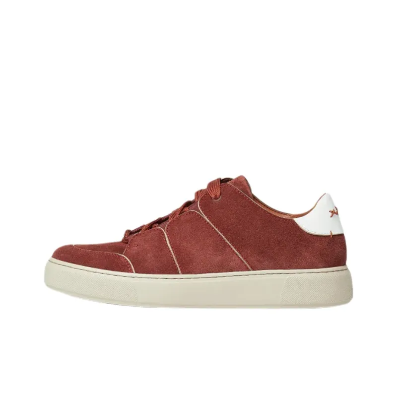 Zegna Tiziano Stylish Skateboarding Shoes Men's Red-0