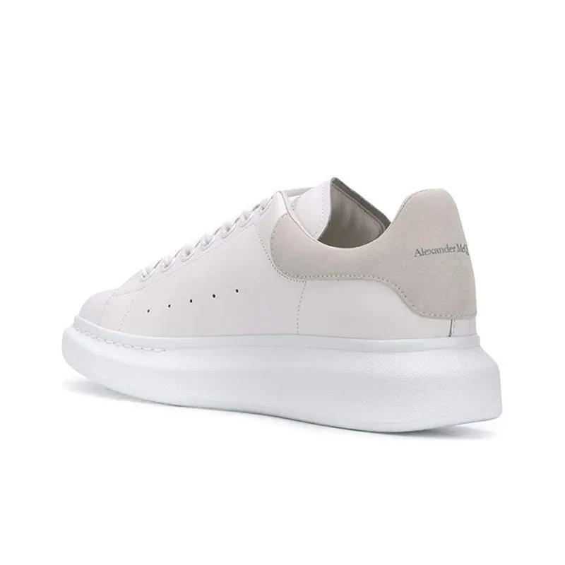 Alexander McQueen Oversized Sneaker 'White Grey Suede'-3