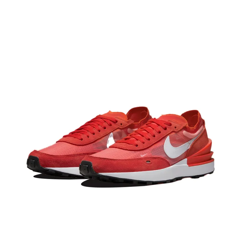 Nike Waffle One Crimson White-2