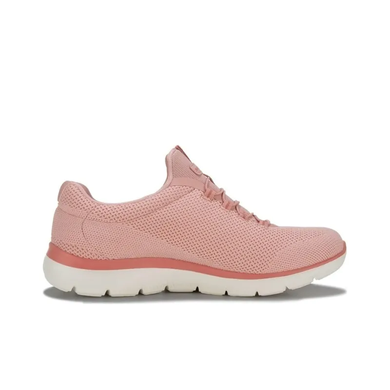 Skechers Summits - Cool Classic Low-Top Running Shoes Women's Pink-1