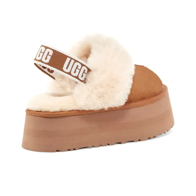UGG Funkette Slipper Chestnut Women's-4