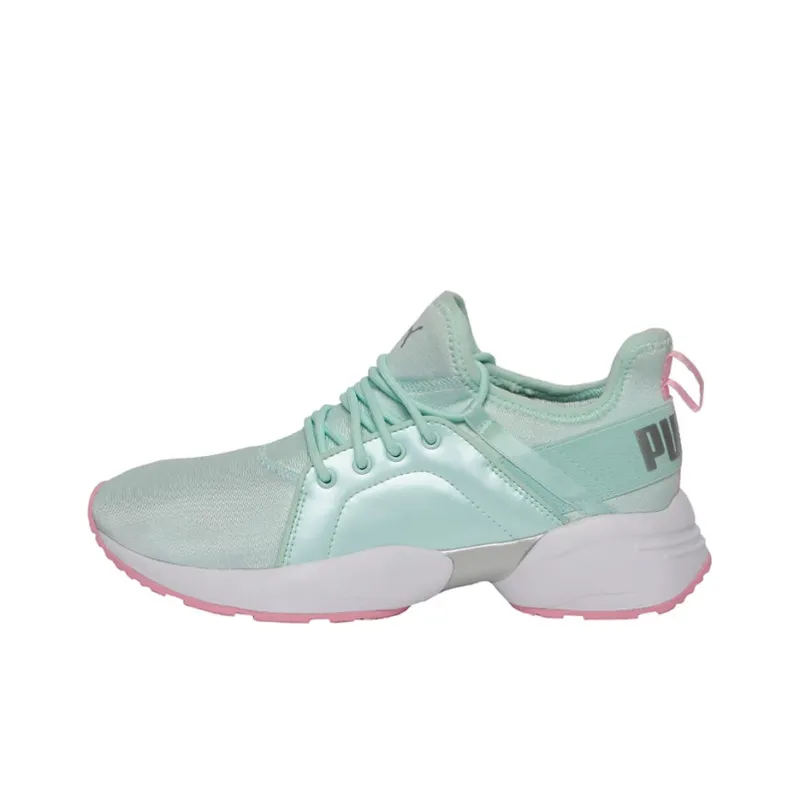 PUMA Sirena Trailblazer Cushioning Wear-Resistant Low-Top Running Shoes Women's Green Pink-0