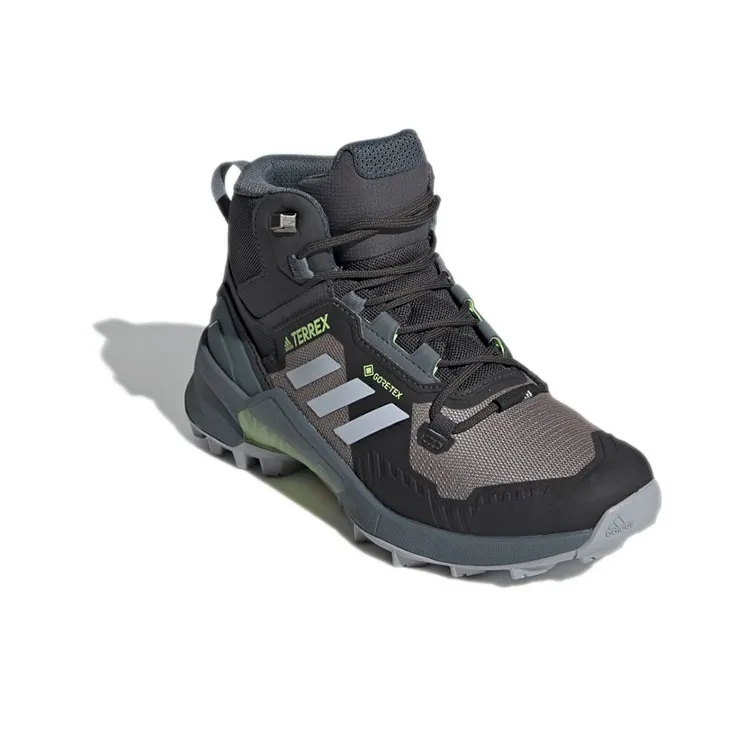 Adidas Terrex Swift R3 Mid Gore-Te Anti-Slip Wear-Resistant Mid-Top Hiking Shoes Women's Black Gray Color-2