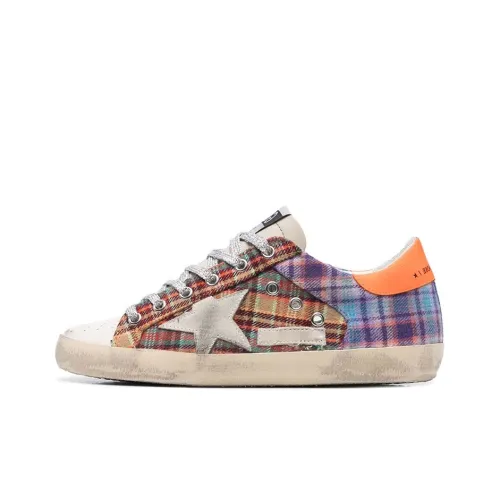 Golden Goose Skateboard Shoes Women's Low-Top Orange/Purple