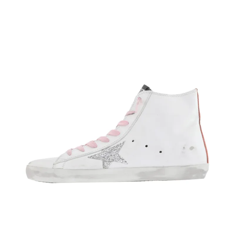 Golden Goose Francy Skateboard Shoes Women's White-0