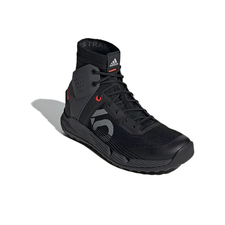 Adidas Five Ten Trail Cross Mid Pro Core Black Grey Solar Red-2