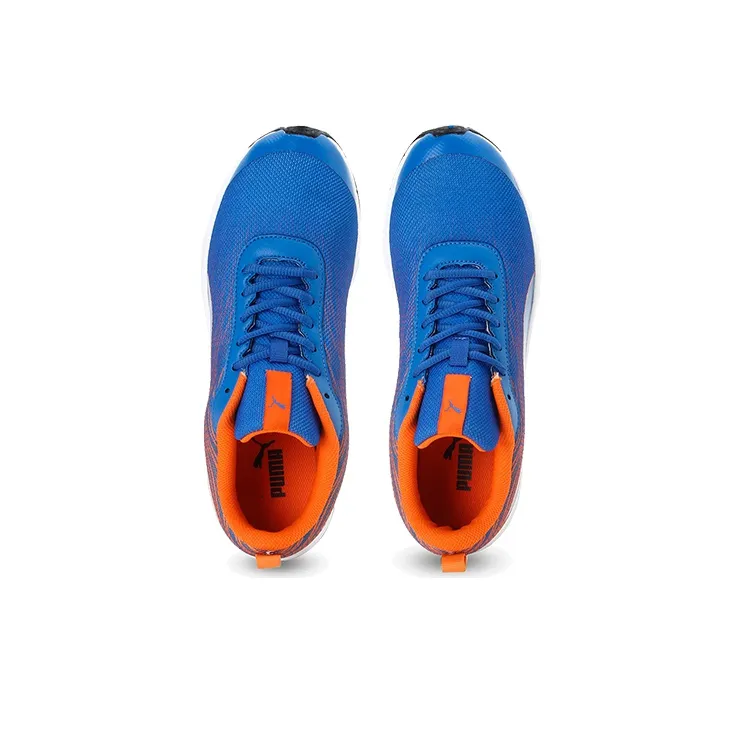 PUMA Brisk Fr Idp Low-Top Running Shoes Men's Blue Orange White-2