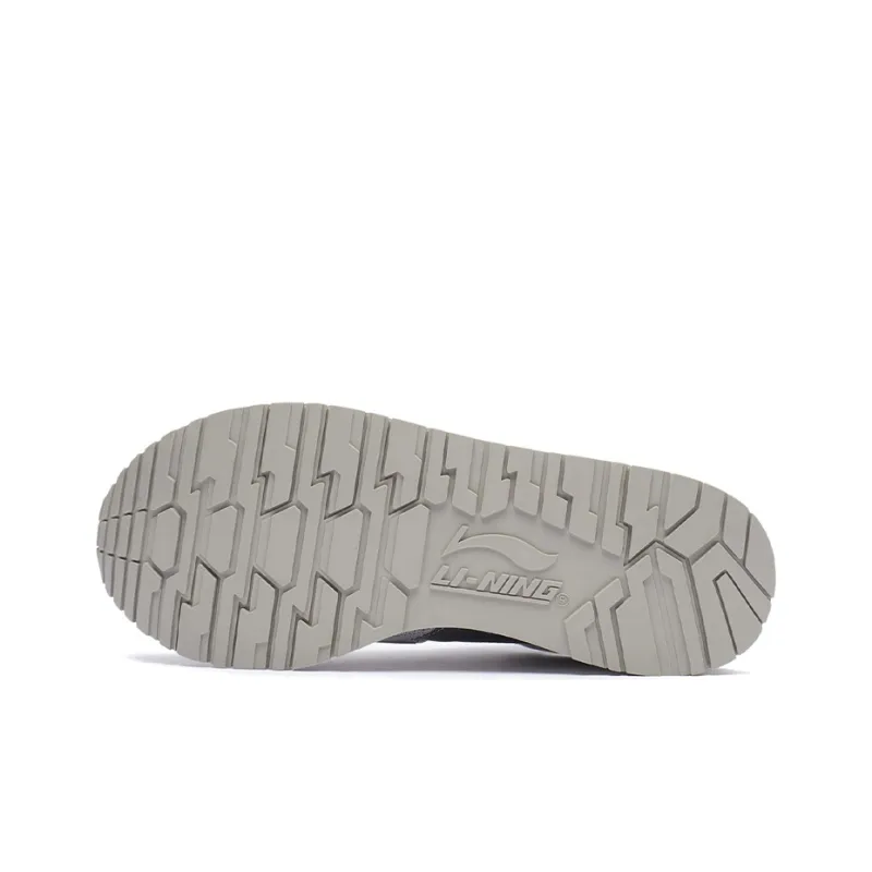 LiNing Shattered Stars Cushioning Anti-Slip And Wear-Resistant Low-Top Running Shoes Gray-3