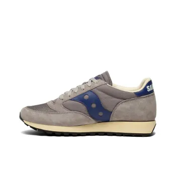Saucony Jazz 81 NM Low-Top Retro Running Shoes Unisex Gray Blue Standard M