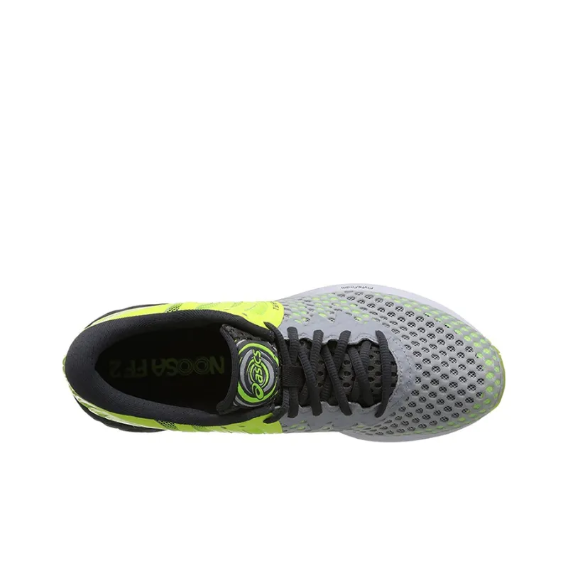 Asics Noosa FF 2 Wear-Resistant Low-Top Running Shoes Women's Gray Green-1