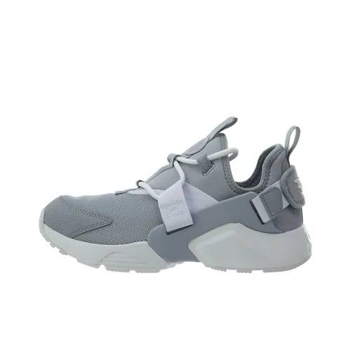 Nike Air Huarache Running Shoes Women's Low-Top Gray/White