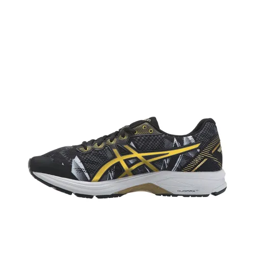 Asics GT-1000 5 Running Shoes Men Low-Top Black/Gold