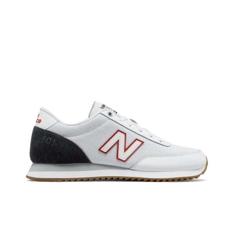New Balance 501 Ripple Sole 'White Red Black'-1