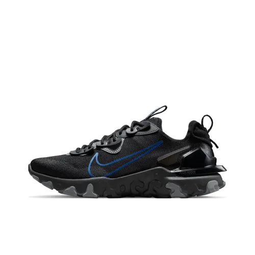 Nike React Vision Running Shoes Men Low-Top Black/Blue