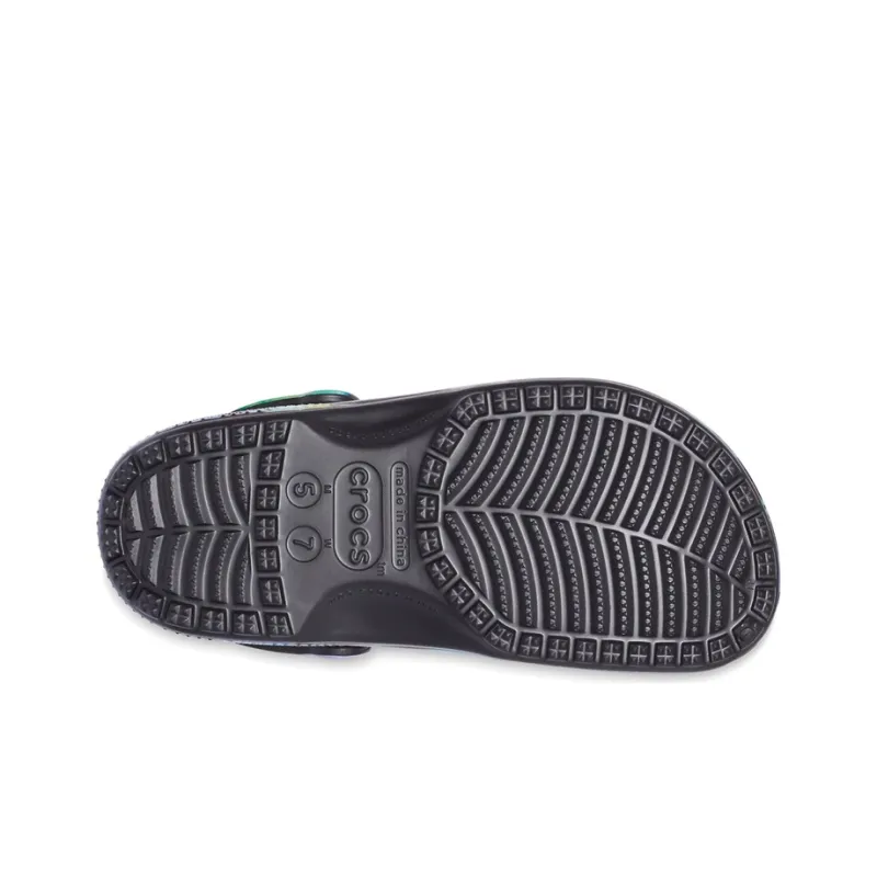 Crocs Classic Clog Tie Dye Black Multi Color-6