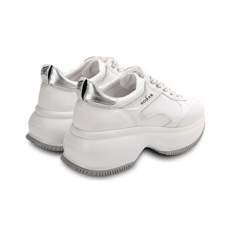 HOGAN Maxi I Active Wear-Resistant Low-Top Casual Shoes Women's White-3